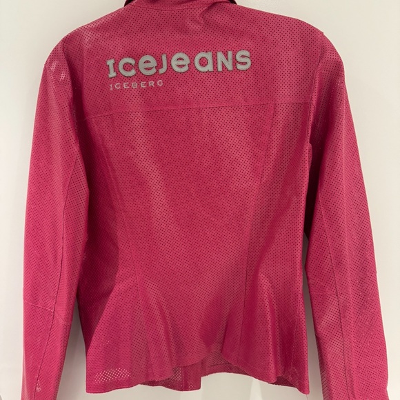 Iceberg perforated leather jacket - Picture 1 of 6